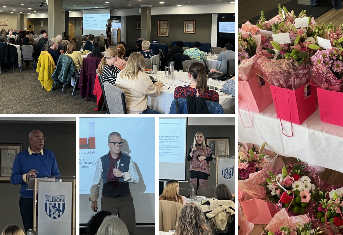 a montage of photos from the event